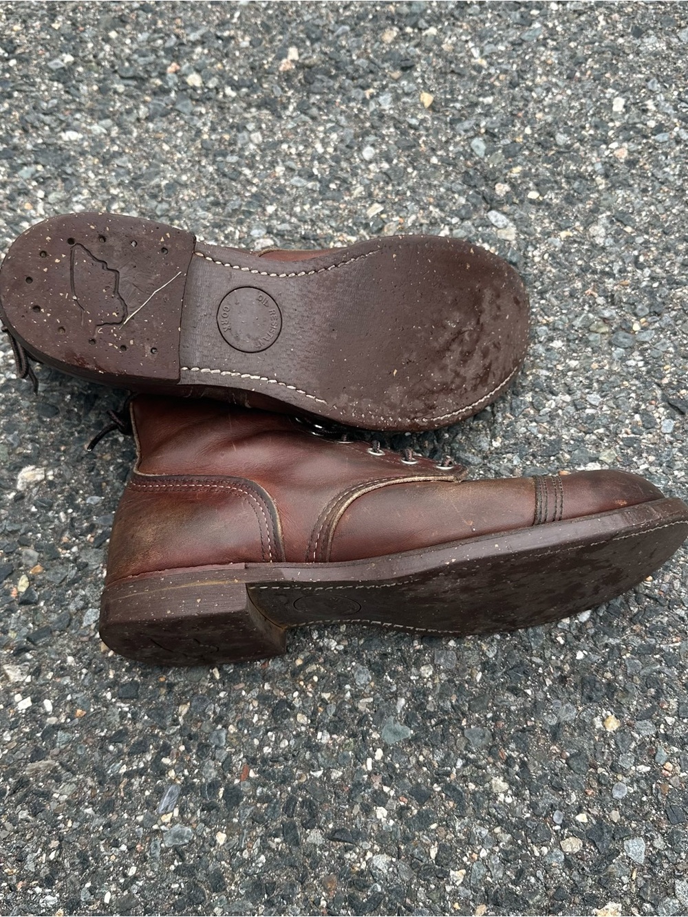 Red Wing Iron Ranger Men’s 6” Amber Harness Leather Boots 🥾 Older Version - Picture 8 of 13